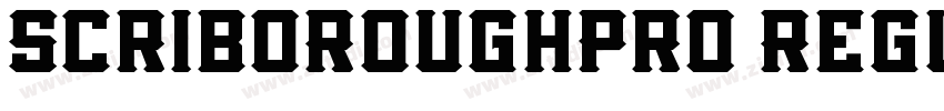 ScriboRoughPro Regul字体转换